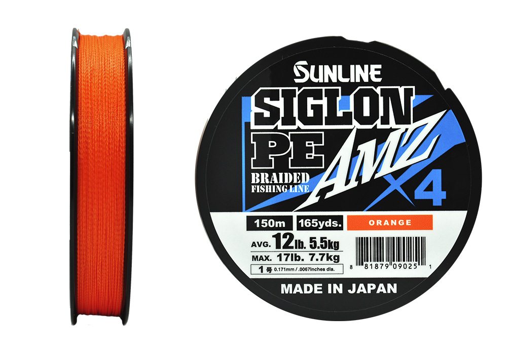Плетёный шнур Sunline SIGLON PEx4 AMZ #1.0/12lb 150m Orange - купить в ...