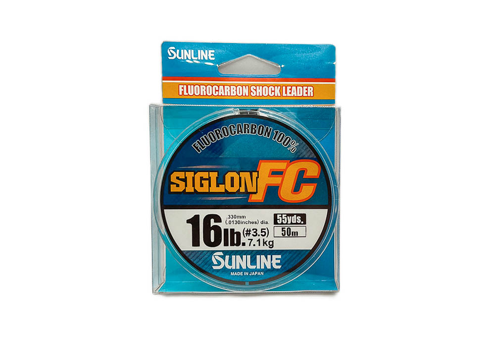 Noike SUNLINE Siglon FC Fluorocarbone 50m – 3.4kg, Invisible Dans L'Eau, Flexible, Idéal Coque